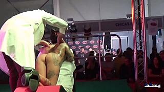 西班牙医生Jotade 在公共场合操纹身熟女Yemaya Gonzalez 狂野群交