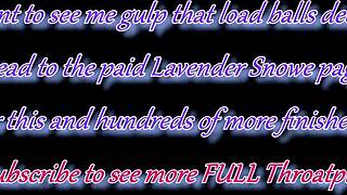 खूबसूरत कमस्लट रफ थ्रोटफक लेती है इंटेंस क्रीमपाई के साथ