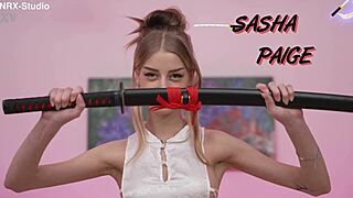 Slow Anal Fucking with Skinny Teen 18+ Sasha Page! Can You Handle Her Small Waist?