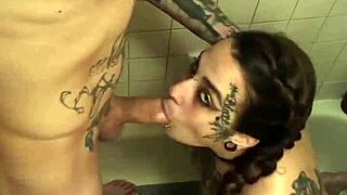 Scopata Facciata Sporca con Bella Ragazza che Prende Cazzo Grande Profondo