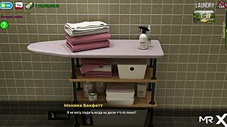 Fashionbusiness 3d hentai mein strip karti hai aur huge cock admire karti hai