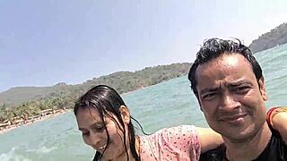 Tvrdé šukání v moři na lodi