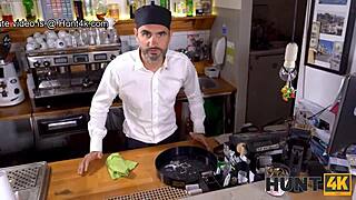 हंट4के बेब डिवोर्स्ड क्लाइंट को पिटी करती है, सेक्स के लिए बीएफ को इनवाइट करती है