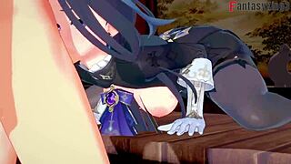 Clorinde Blowjob I Genshin Impact Leverer Full FantasyKing3 3D Thrill