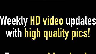 बस्ट्री ब्रूनेट रॉकी अपने सुंदर बटहोल को ड्रिल्ड करवाना पसंद करती है