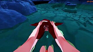 Gledam Miphu kako se jebe i puni spermom u Zelda BOTW hentai POV.