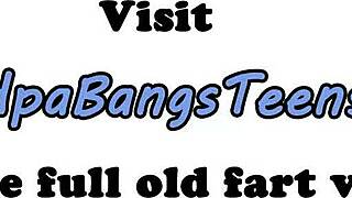 Amatérska európska tínedžerka 18+ jazdi na dedkovi v intenzívnom cowgirl šúchaní