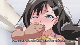 น้องสาวอนิเมะสาวโดนเย็ดหนักบนเตียง