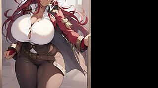 Se disse søte piratjentene striptease de gigantiske puppene sine i denne samlingen?