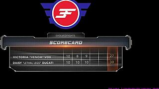 Daisy Victoria'yı Strapon ve Oral ile Dövüşüyor