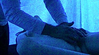 Gigi Breeze Blacklight Massage Session