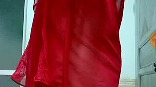 This teen girl is masturbating in part 9 of the series.