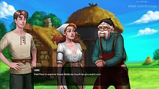 Boys spy on busty blonde underwater