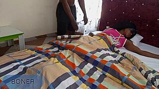 Oh god, watch this amateur getting fucked with monster cock in hotel room!