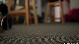 Colombian sexy woman indulges in foot fetish at our favorite flirt hotel