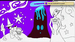 I, Rosalina, am peeing on the blue witch and shy guy