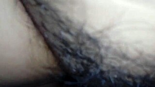 Wife Shows Hairy Vagina