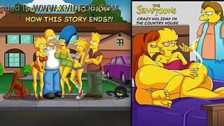 Crazy holiday in the country house with the simptoons