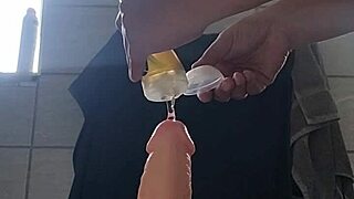 This guy went wild with a huge anal dildo, stretching limits like crazy.