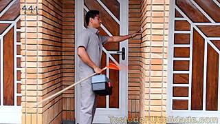 I watch the gardener give my naughty boss a blowjob with her big tits