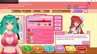 Cute Anime Girl Vtuber Plays Crush Crush Uncensored Game.