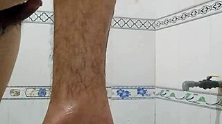 Teen Bathes Alone In Private