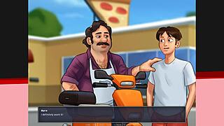 Milf with big tits kisses and gets fucked