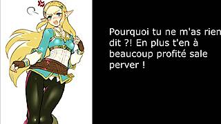 hentai zelda femdom jerks off with petplay pissplay assplay a2m