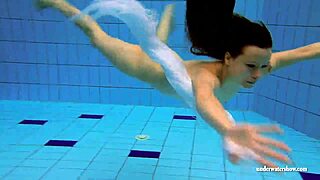 Kristy Hot Babe Shows Big Boobs by the Swimming Pool