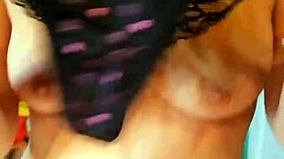 trying on new underwear