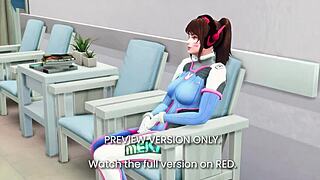 Overwatched 3D Hentai Preview with Futanari Rough Action