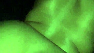 Pussy and ass drilled by monster cock until cumshot