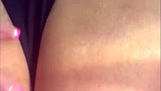 horny wife teases friends with bikini, craving real dick