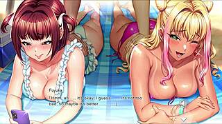 Manatsu feels intense emotions during double penetration in the sex-loving family