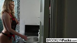 Wow, Big-Boobed Brooklyn Teases with Her Stunning Body and Curves!