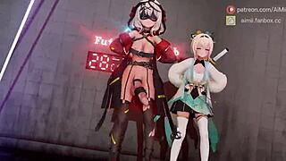 Skmt Conqueror Futa Dominates with Monster Cock Dance