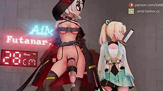 Skmt Conqueror Futa Dominates with Monster Cock Dance