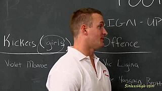 Redhead Melody Jordan Fucking Hardcore with Babe in Wild Scene. Her Skills Shine in This 50th Clip.