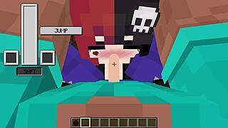 Ellie was getting her face fucked deep, ending with a facial