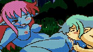 Fairies In Fairyfighting Engage In Intense Pussy Licking And Fingering