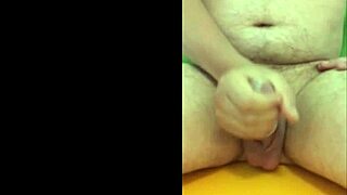 Male Masturbation With Condom