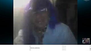 carol banderas mexicana showing off on webcam live