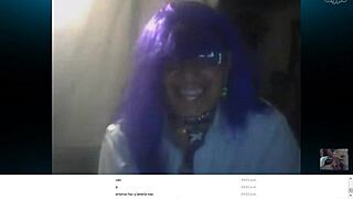 carol banderas mexicana showing off on webcam live