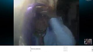 carol banderas mexicana showing off on webcam live