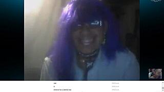 carol banderas mexicana showing off on webcam live