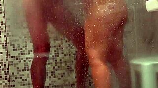 Shower sex with my wife, homemade fun!