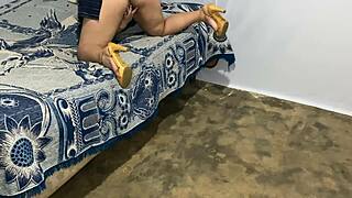 i left camera to see her touchin but didnt think id end up fuckin this sexy latina