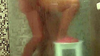 Shower sex with my wife, homemade fun!