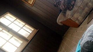 ivy lee and muscular stud in crossdressing fun 😏