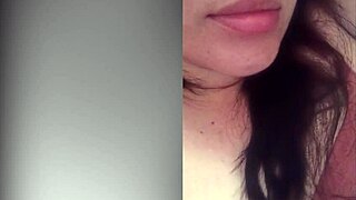 Sexy Latina Lies in Bed Waiting for Big Cumshot on Her Face!